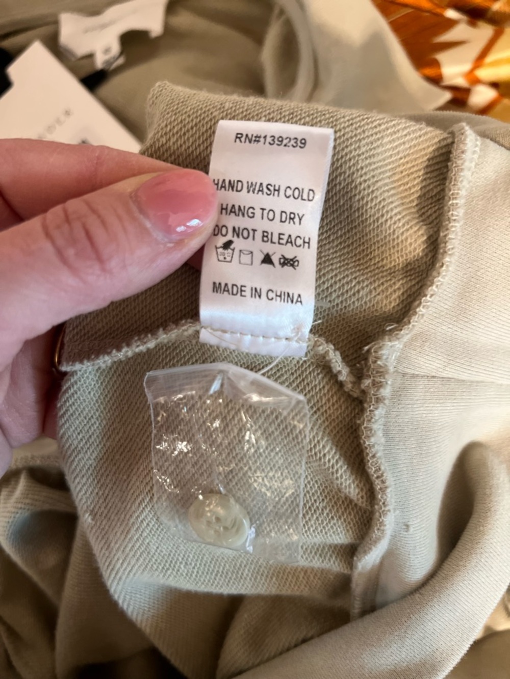 Tuckernuck Pomander Place Sage Bode Polo Sweatshirt NWT Oversized XS - Picture 12 of 12